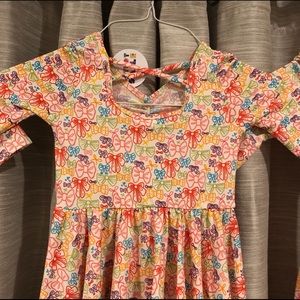 NEW Rainbow Ribbons/Bows TWIRLY Dress 2T/3…